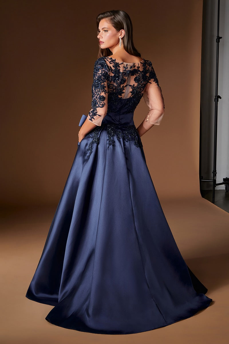 Elegant Embellished Formal Long Special Occasion Gown Detailed CDCDS569